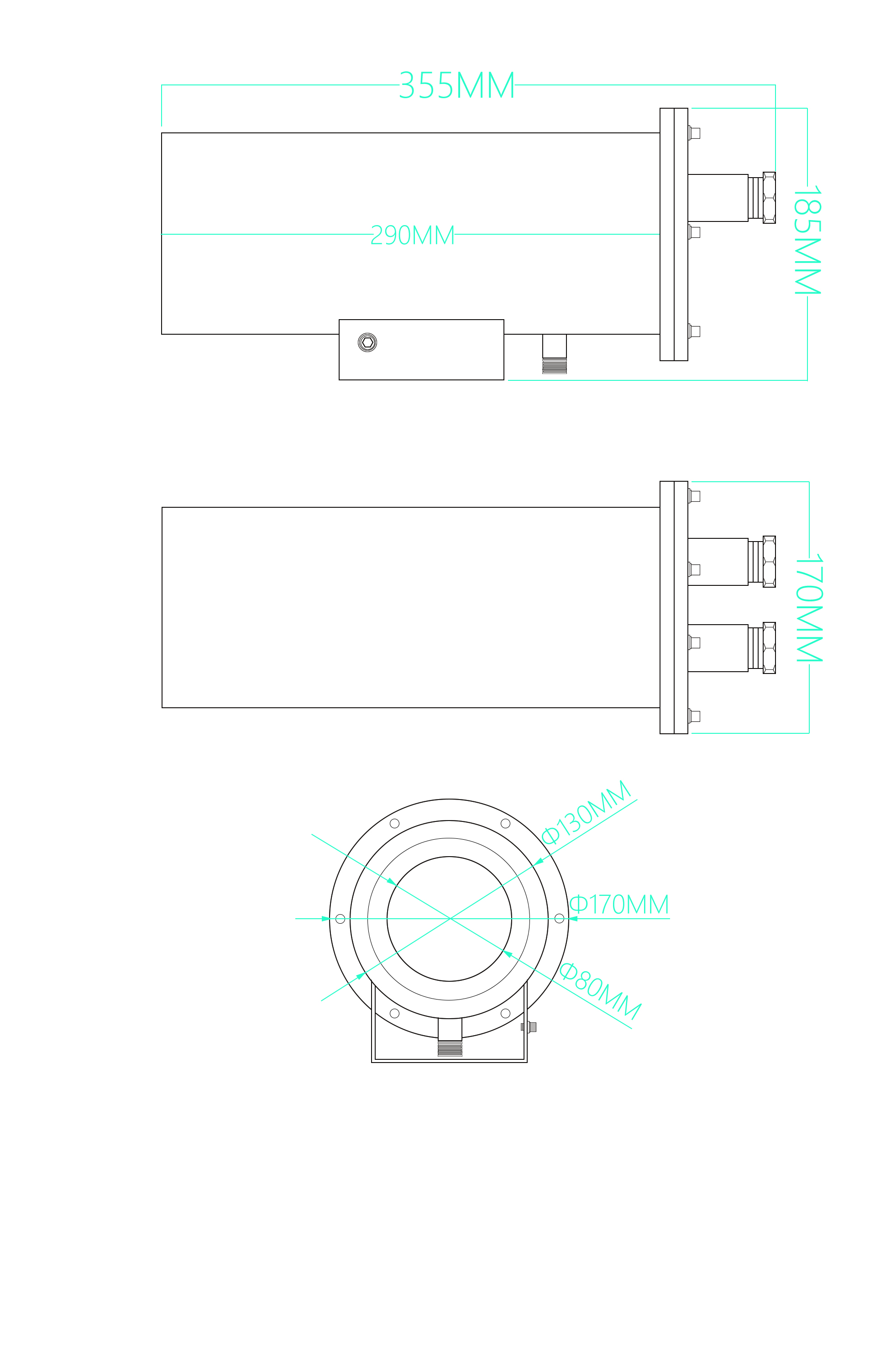 李攻 LG-FB1601P-HXSL耐高温水冷防爆摄像机(图1)