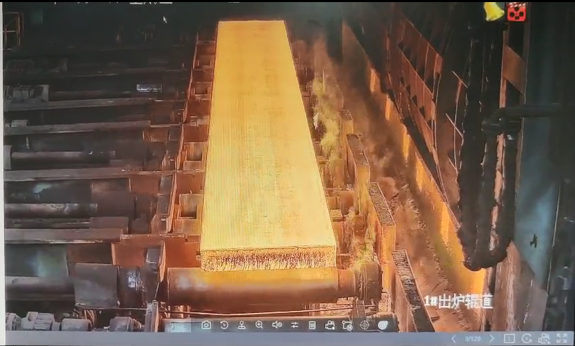 耐高温强光抑制摄像机-出钢坯场景案例展示